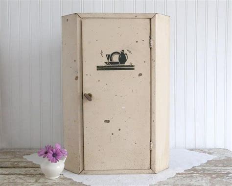 vintage metal house corners|Vintage Metal Corner Cabinet .